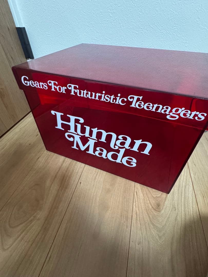 小物入れ HUMAN MADE GDC ACRYLIC FILE BOX \"Red\"