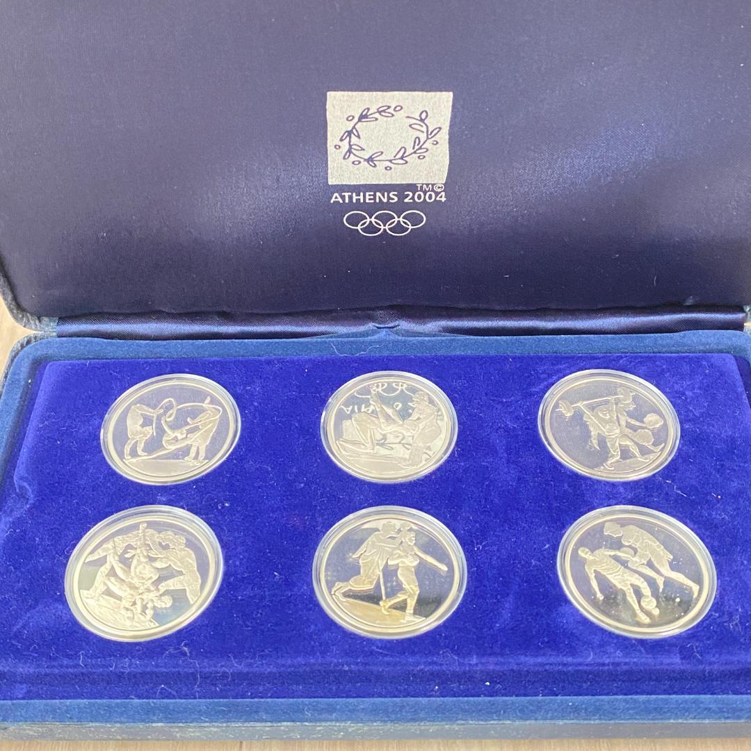 ◆アテネオリンピック2004年　コレクション　記念銀貨 6枚セット