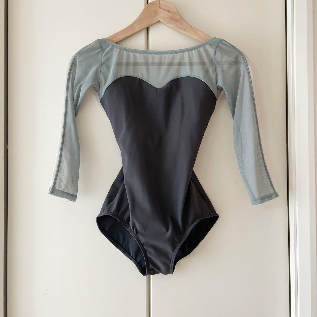 【Meuu】ロングスリーブ　バレエレオタード S 長袖　大人