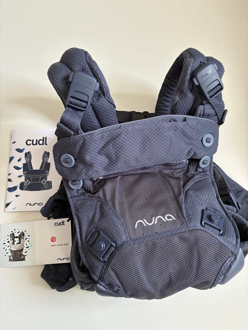 【美品】Nuna Cudl ヌナ カドル アスペン（ネイビー系）　抱っこひも