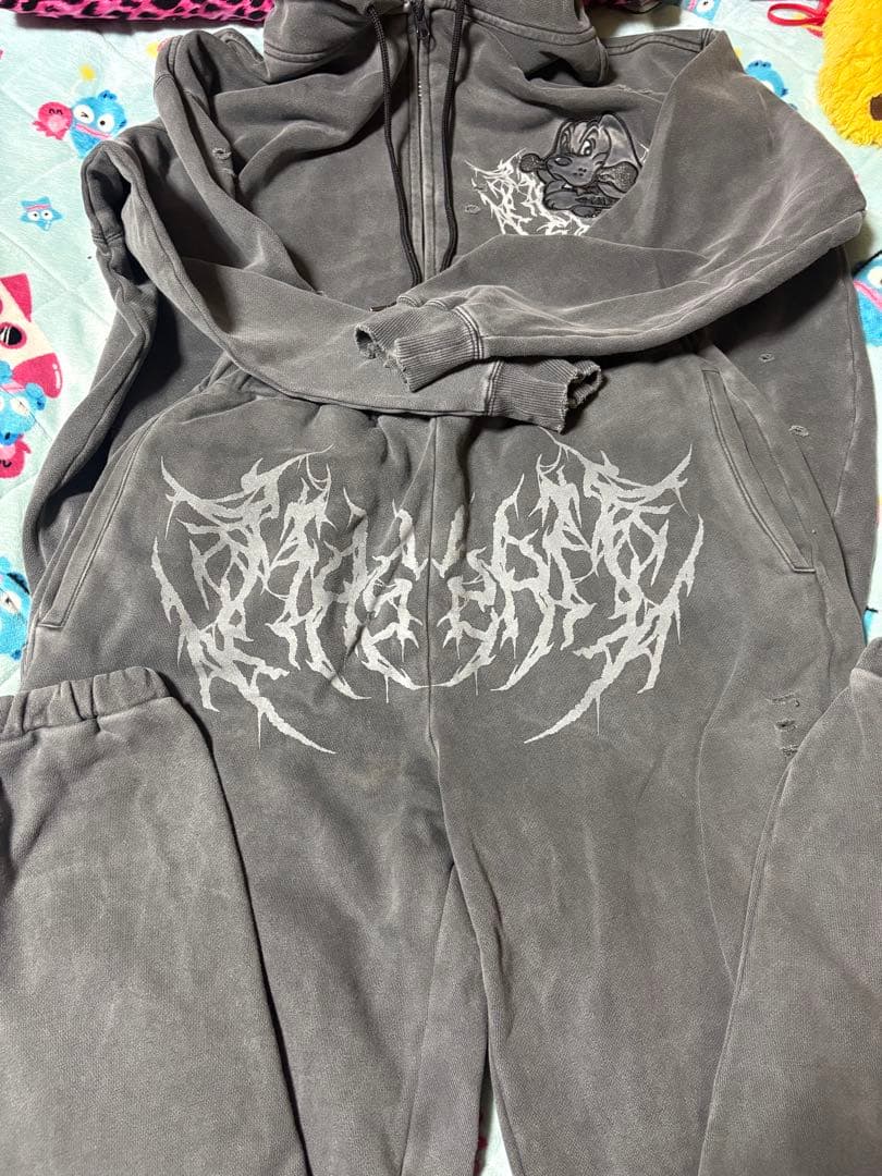 h*a様 期間限定 ガルフィー 染め染めわんちゃん ボロボロ セットアップ 中型