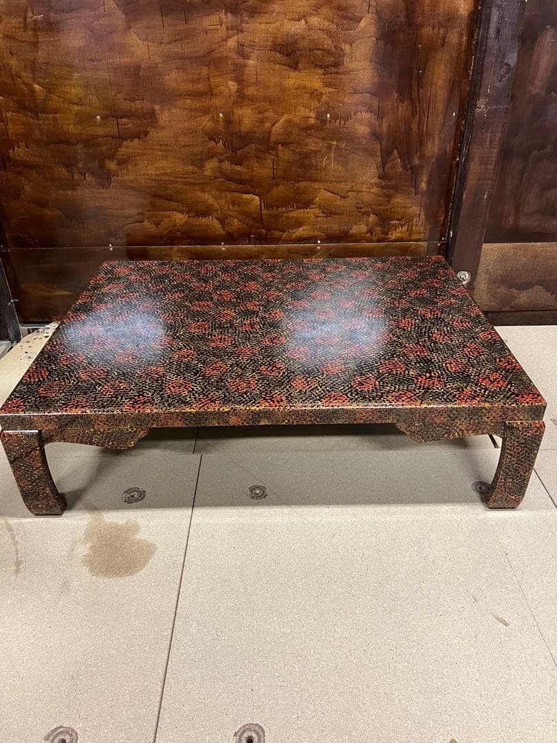 津軽塗り　座卓　伝統工芸品　ローテーブル　札幌引取歓迎