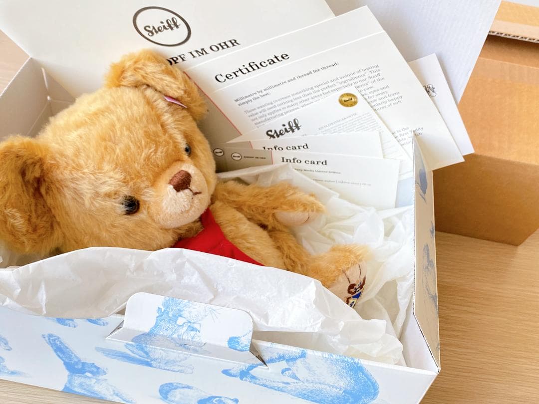 ユニベアシティ モカ 500体 限定品 ディズニー Steiff シュタイフ製