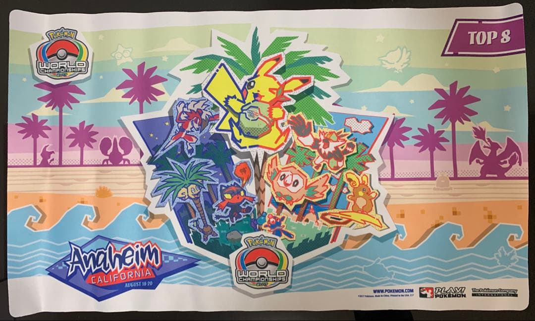 WCS2017 アナハイム プレイマット TOP8 - メルカリ