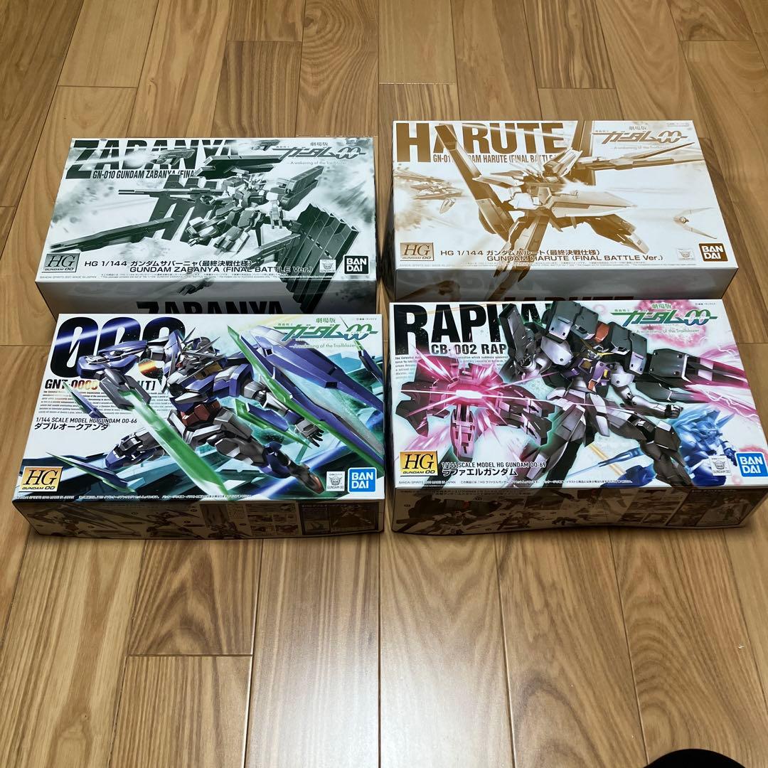 HG ダブルオークアンタ ラファエル サバーニャ ハルート最終決戦仕様セット