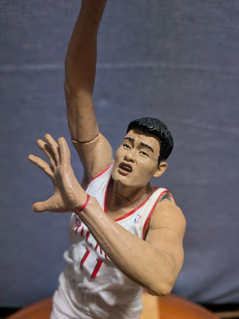 ロッドマン2体·モラント ボブルヘッド人形·ヤオ・ミンアクション