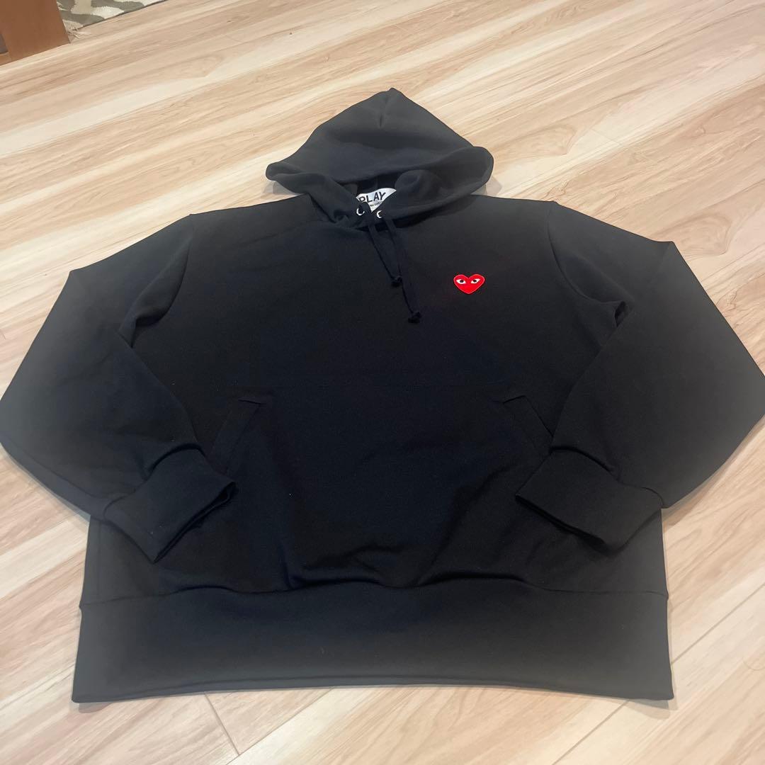 PLAY COMME des GARÇONS ブラックパーカー XL 男女兼用