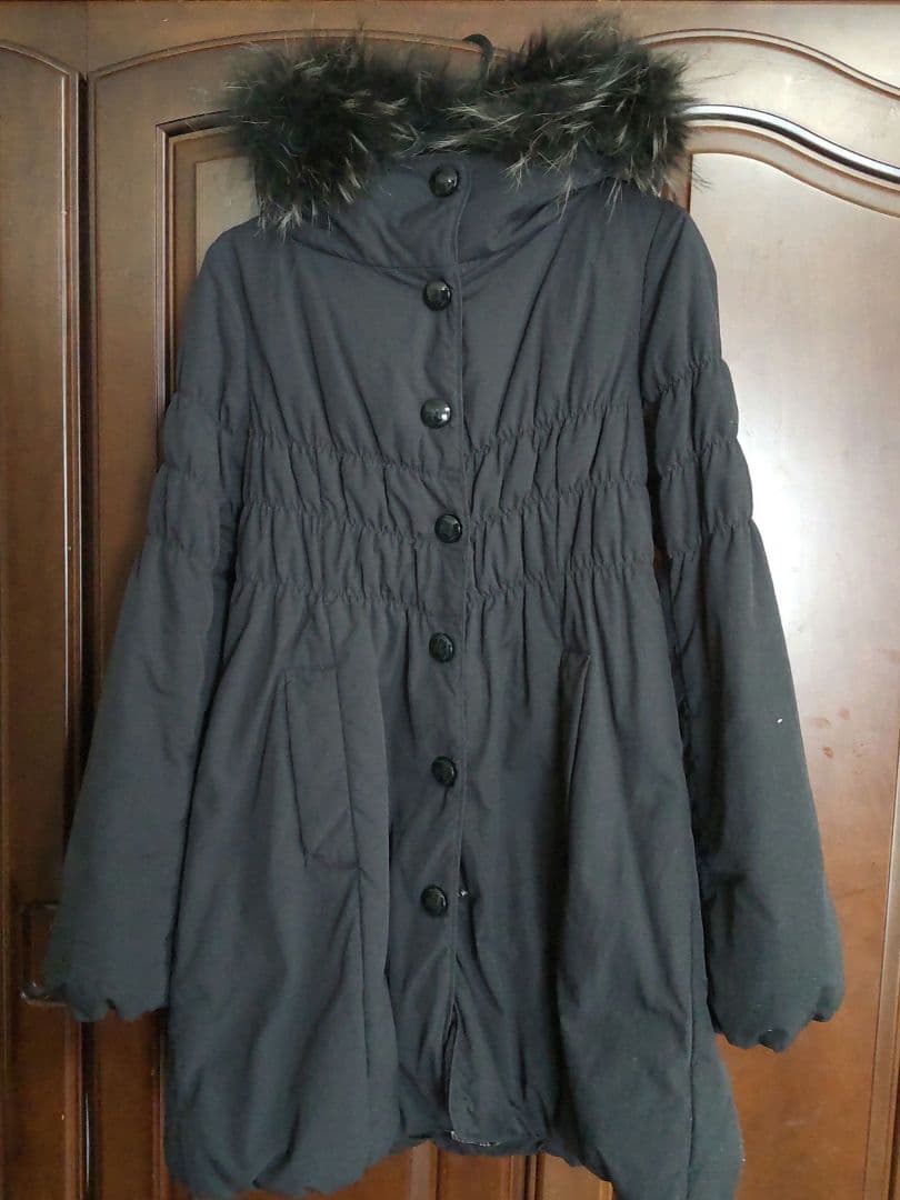 バーバリー・ブルーレーベル☆ダウンコートМ☆ブラック☆美品