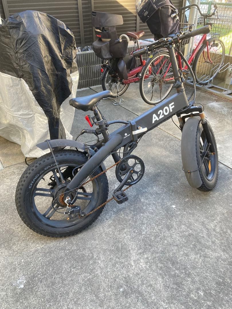 A20F 電動アシスト自転車 マットブラック　ジャンク品 自転車を超えた存在!? グラベル電アシ「ADO A20F」登場 | バイクのニュース