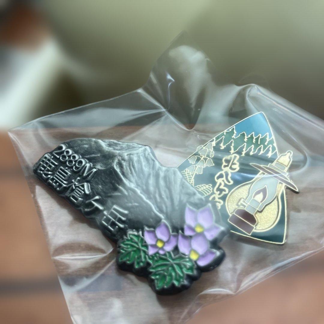 MT. NORIKURA ピンバッチ 3026m 八甲田山 - メルカリ