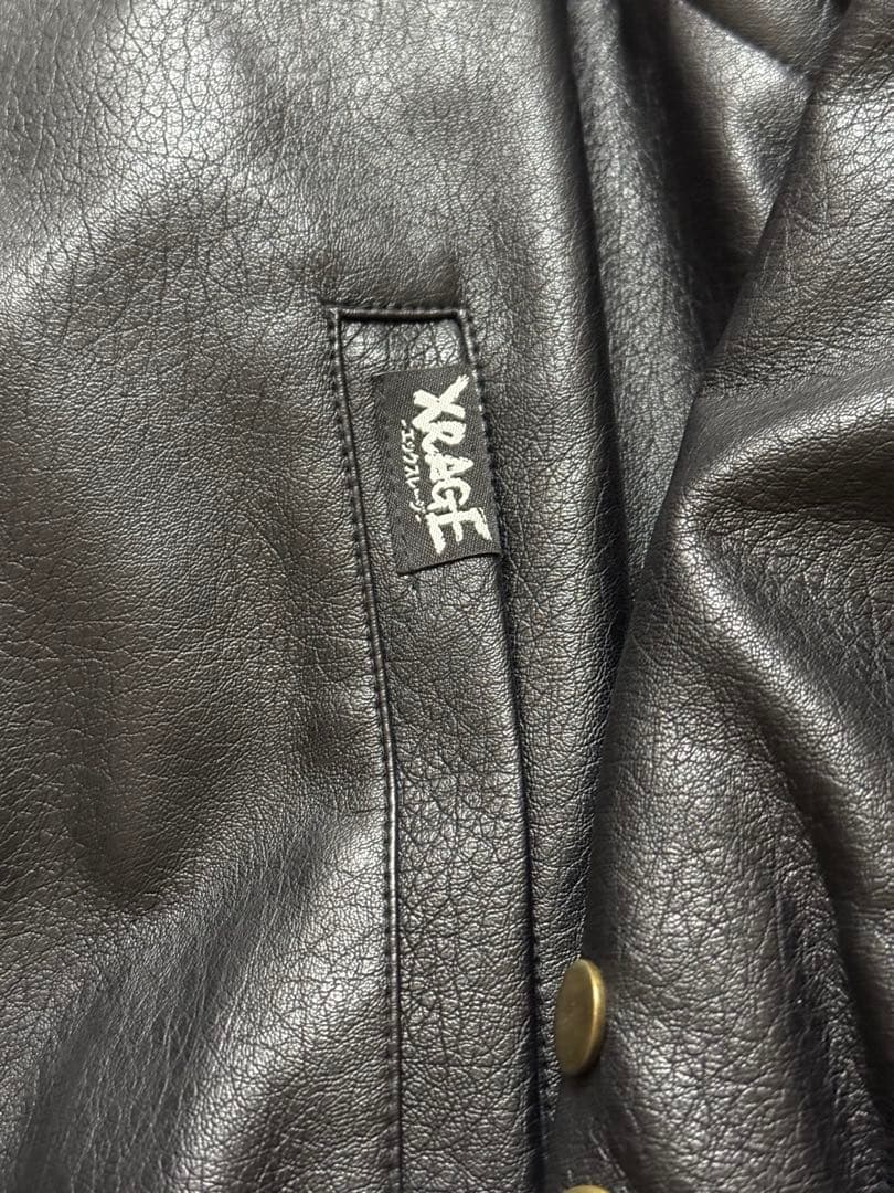 美品】Xrage ジョジョ 空条承太郎 エコレーザージャケット - メルカリ