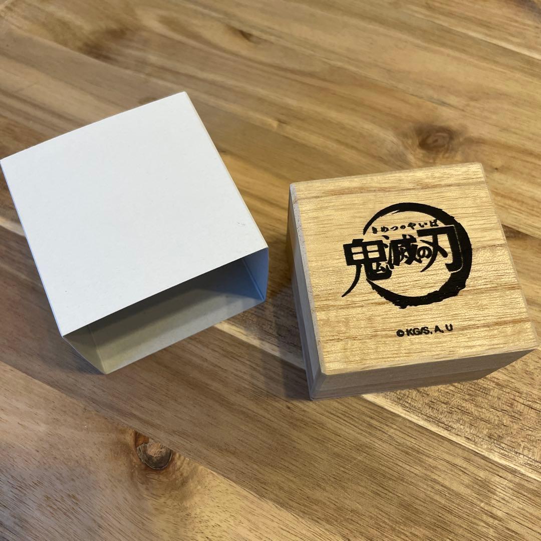 鬼滅の刃 シルバーリング 木製ボックス付き