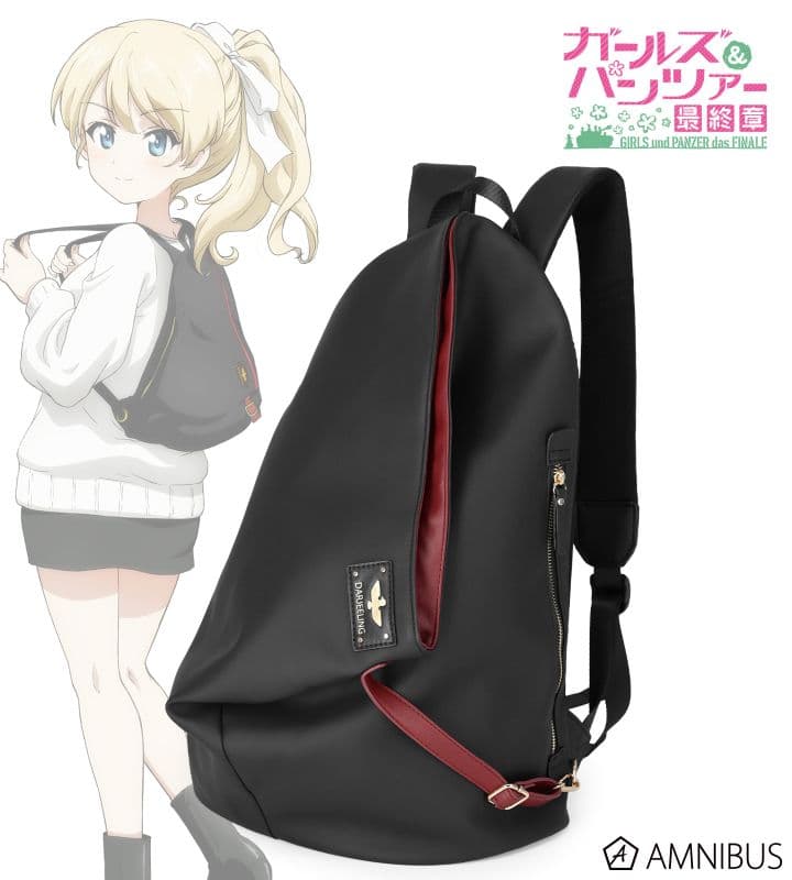 描き下ろし デート私服 ダージリン 多機能バックパック GIRLS＆PANZER