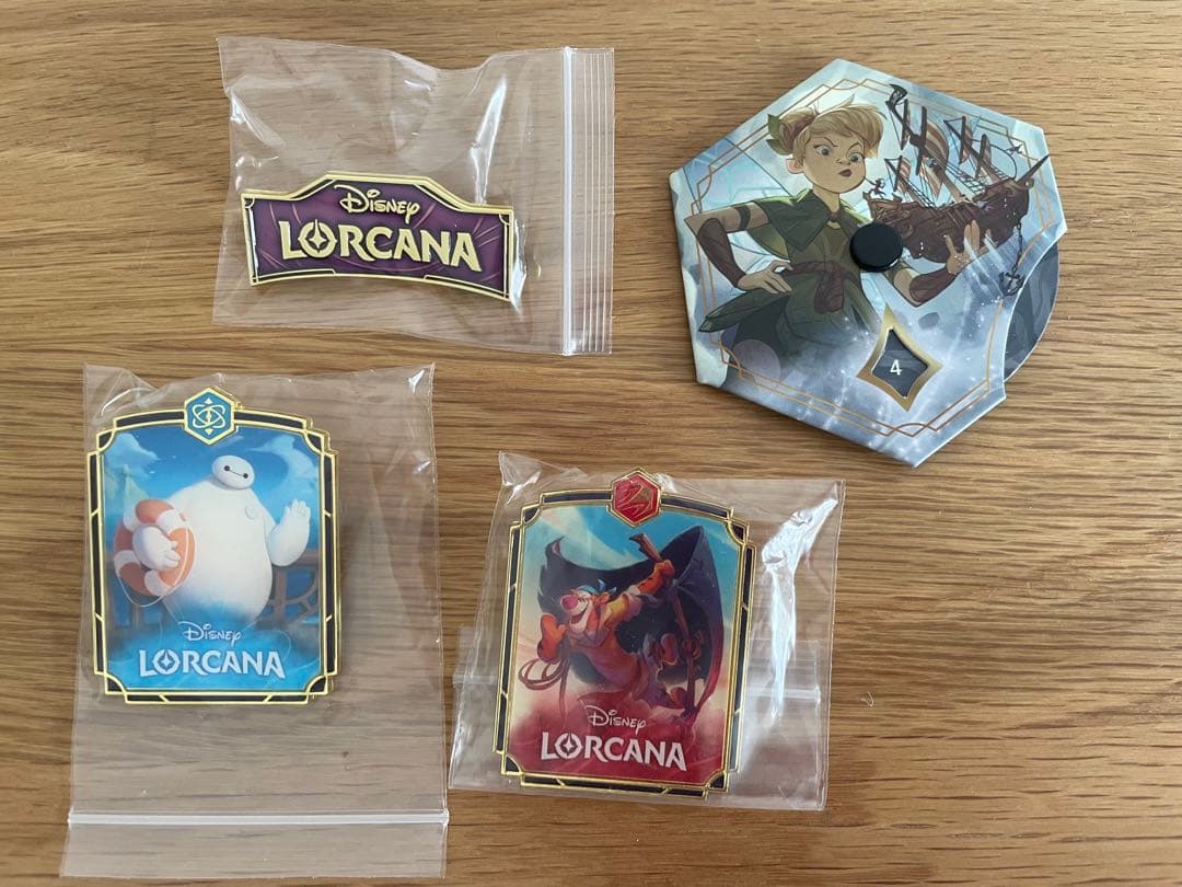 海外限定 ディズニー ロルカナ プロモ ロアカウンター バッジ 非売品