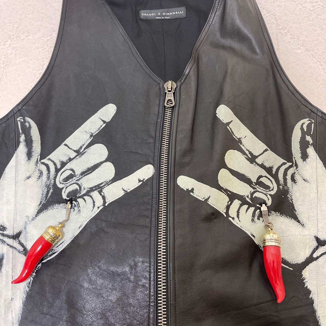 CALUGI E GIANNELLI 革ジャン ビンテージ - メルカリ