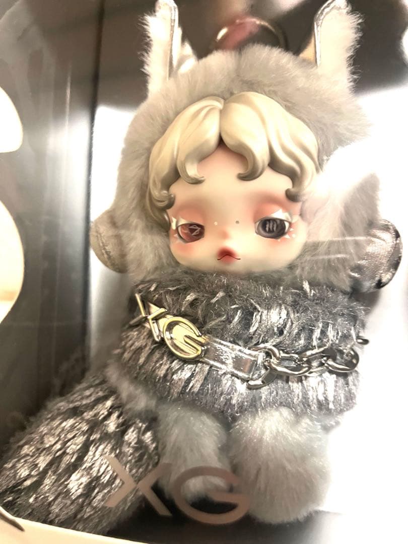 【しっぽ大き目】【耳均等】【目綺麗】【速達も可能】スカルパンダ×XG ぬいぐるみ SKULLPANDA × XG Japan-Exclusive Collaboration Item to Be Released