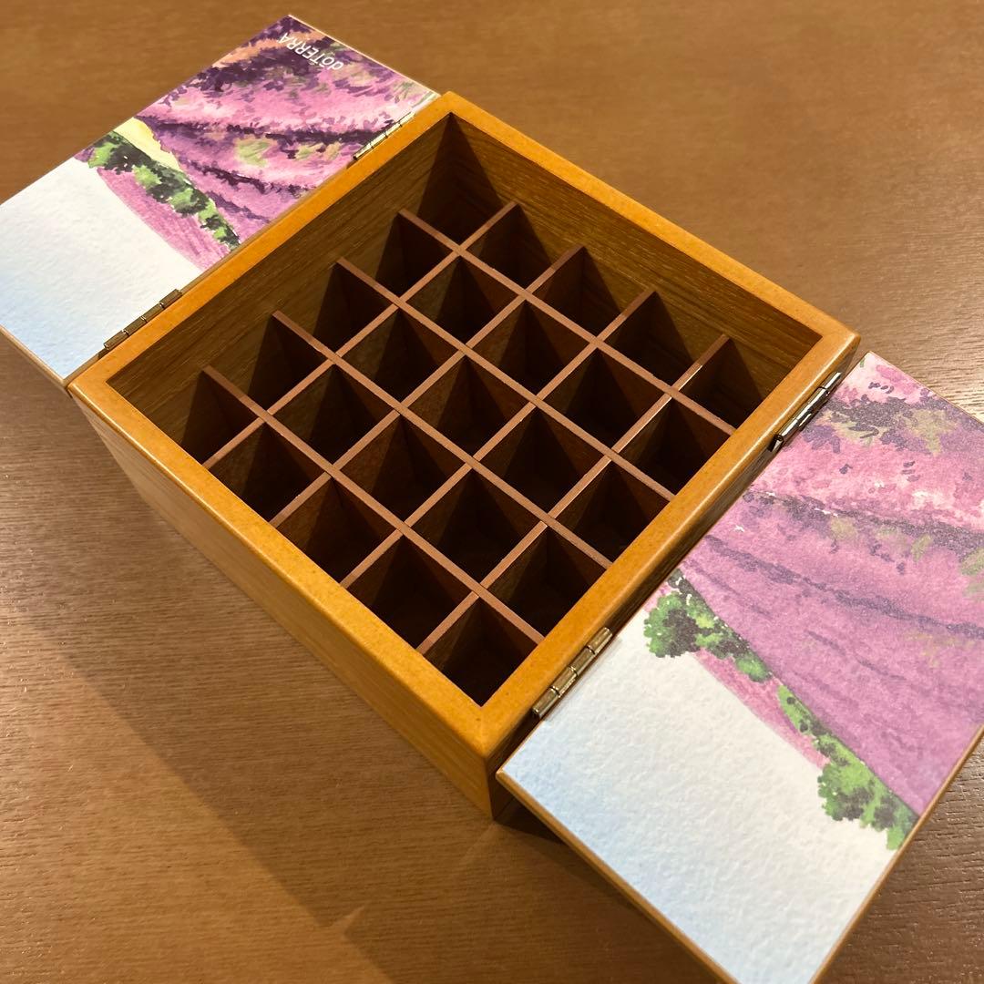 美品・非売品】ドテラ 木箱 ラベンダー ウッドボックス 25本入 - メルカリ