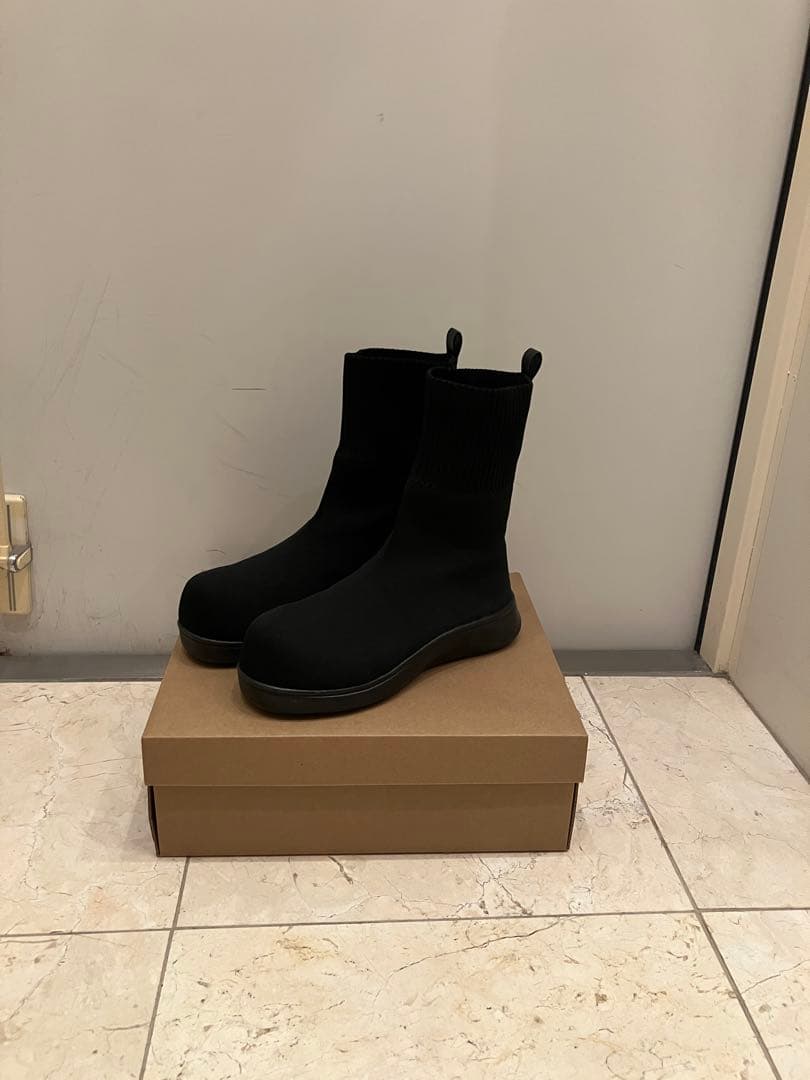 ラクバキ　ニットブーツL