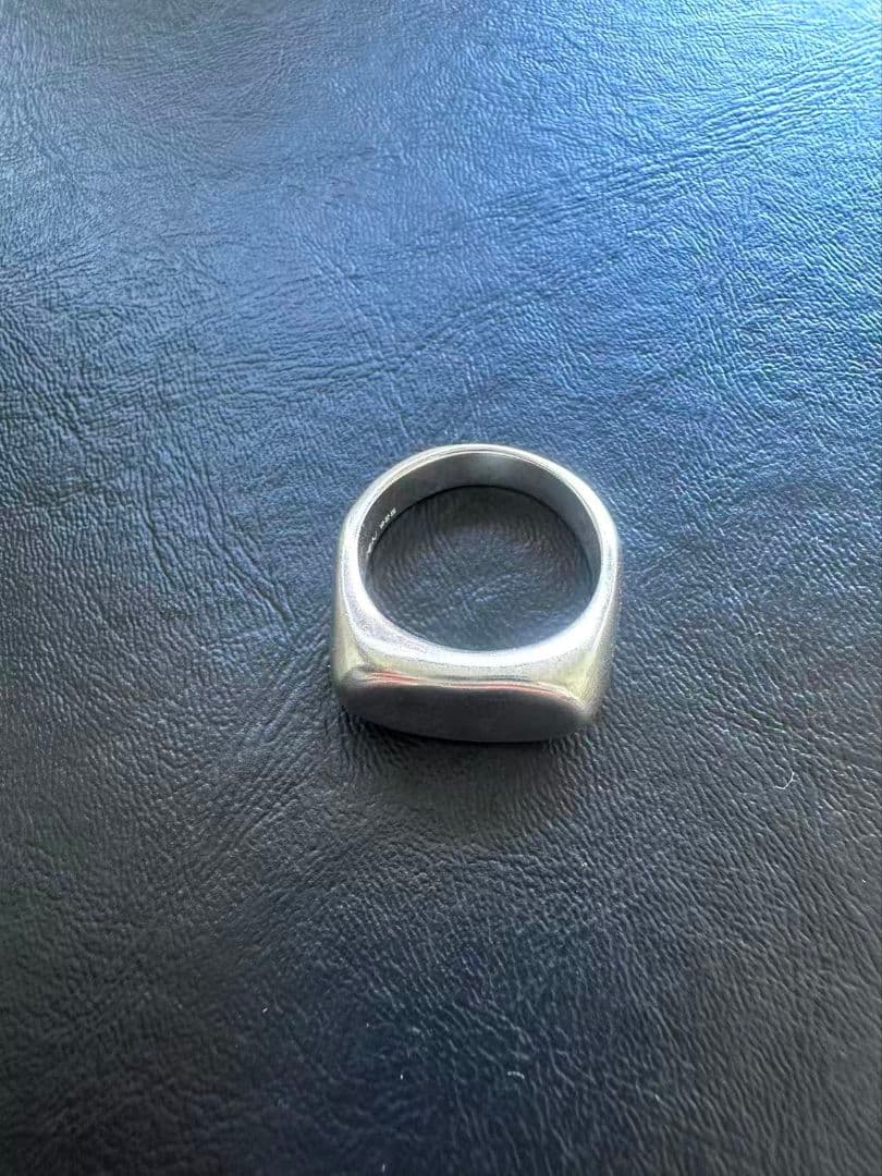 TEN（テン）オーバル シグネット シルバーリング（SV925）9号