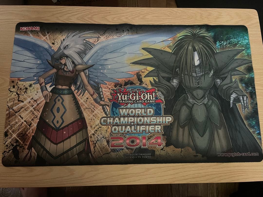 遊戯王 WCQ2014 ガーディアン エアトス デスサイズ プレイマット