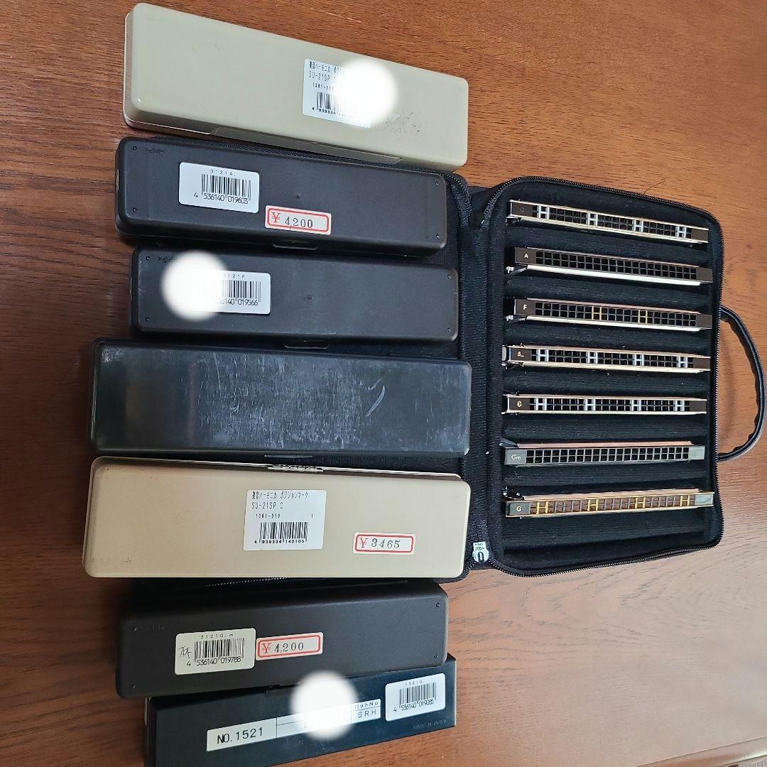 ハーモニカセット TOMBO BAND 21 & SUZUKI まとめ売り7台 - メルカリ