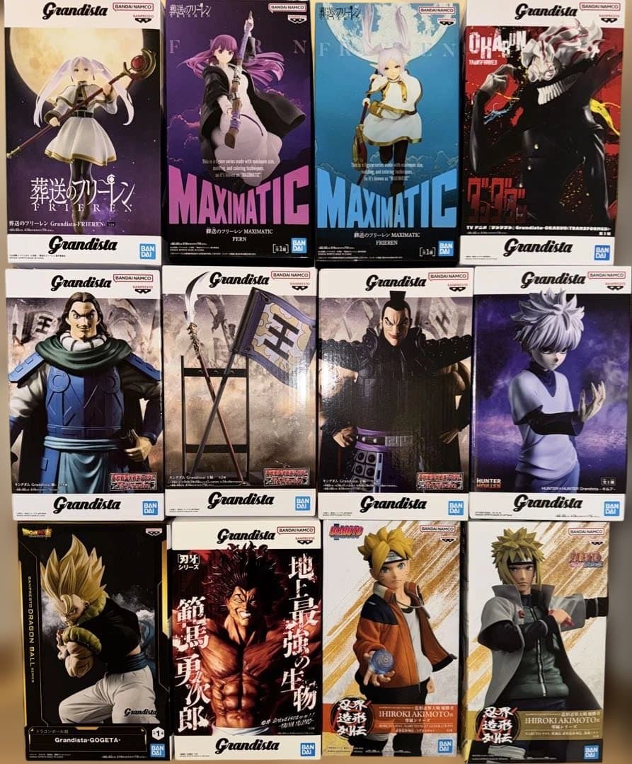 人気アニメ 最新含むデカ箱プライズフィギュアまとめ売り 新品未開封