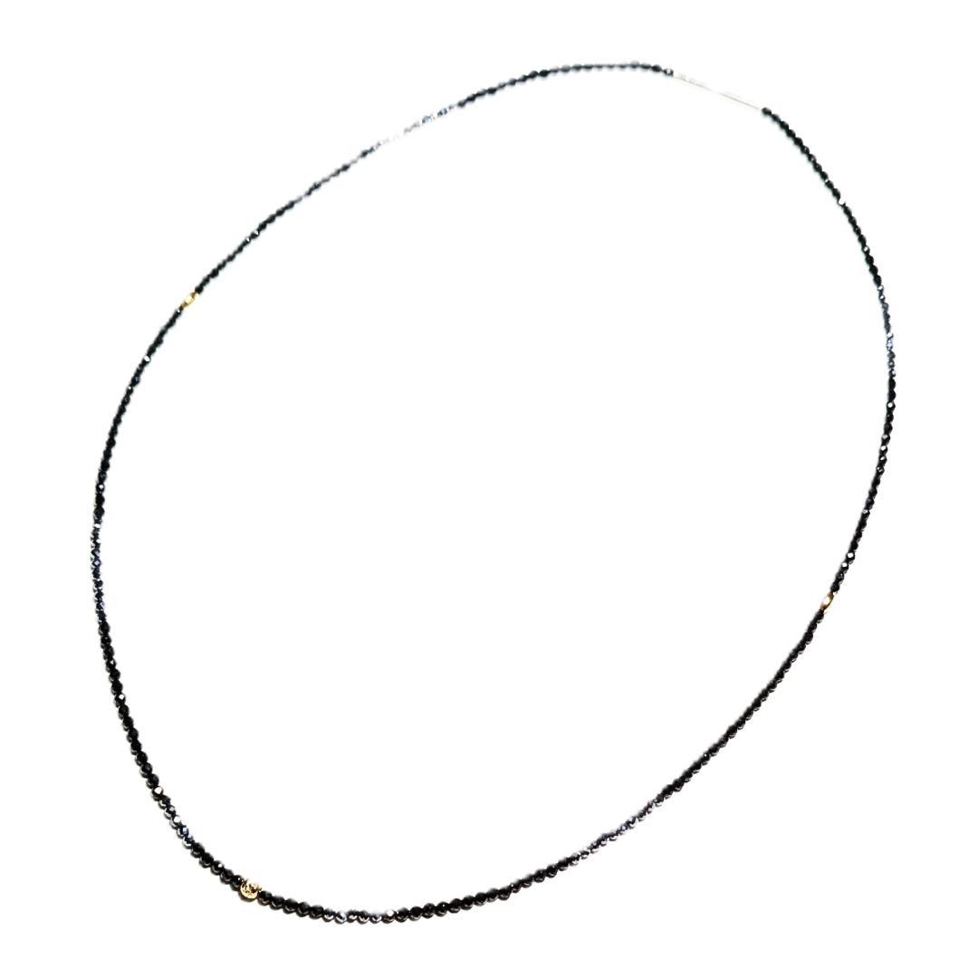 【完全限定】K18ゴールドが彩る、癒しと守護のテラヘルツ×スピネル ネックレス