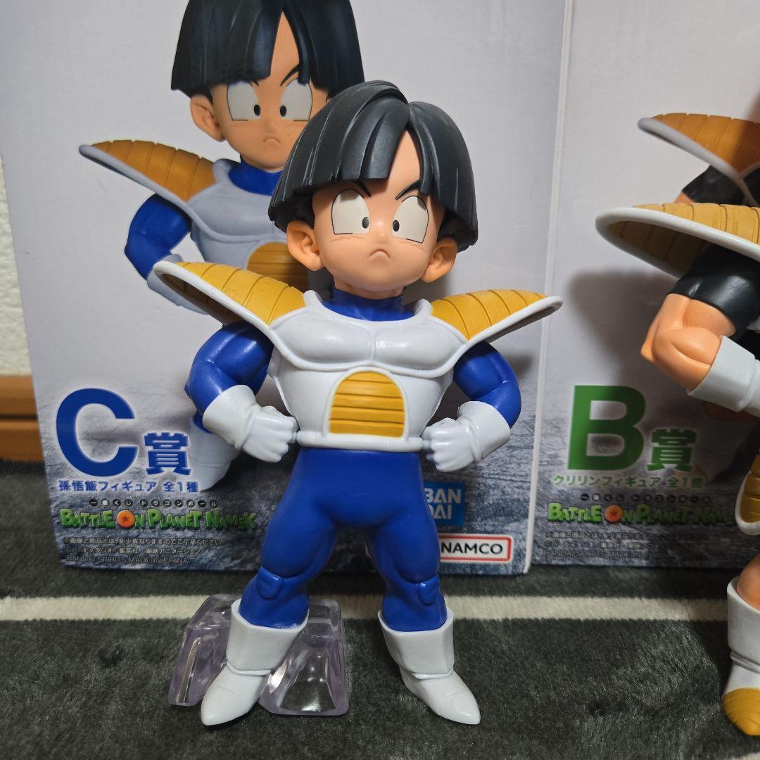 一番くじ ドラゴンボール B賞 クリリン C賞 孫悟飯 E賞 ブルマ