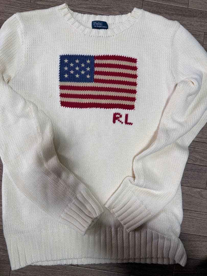 Polo Ralph Lauren アメリカ国旗ニットセーター