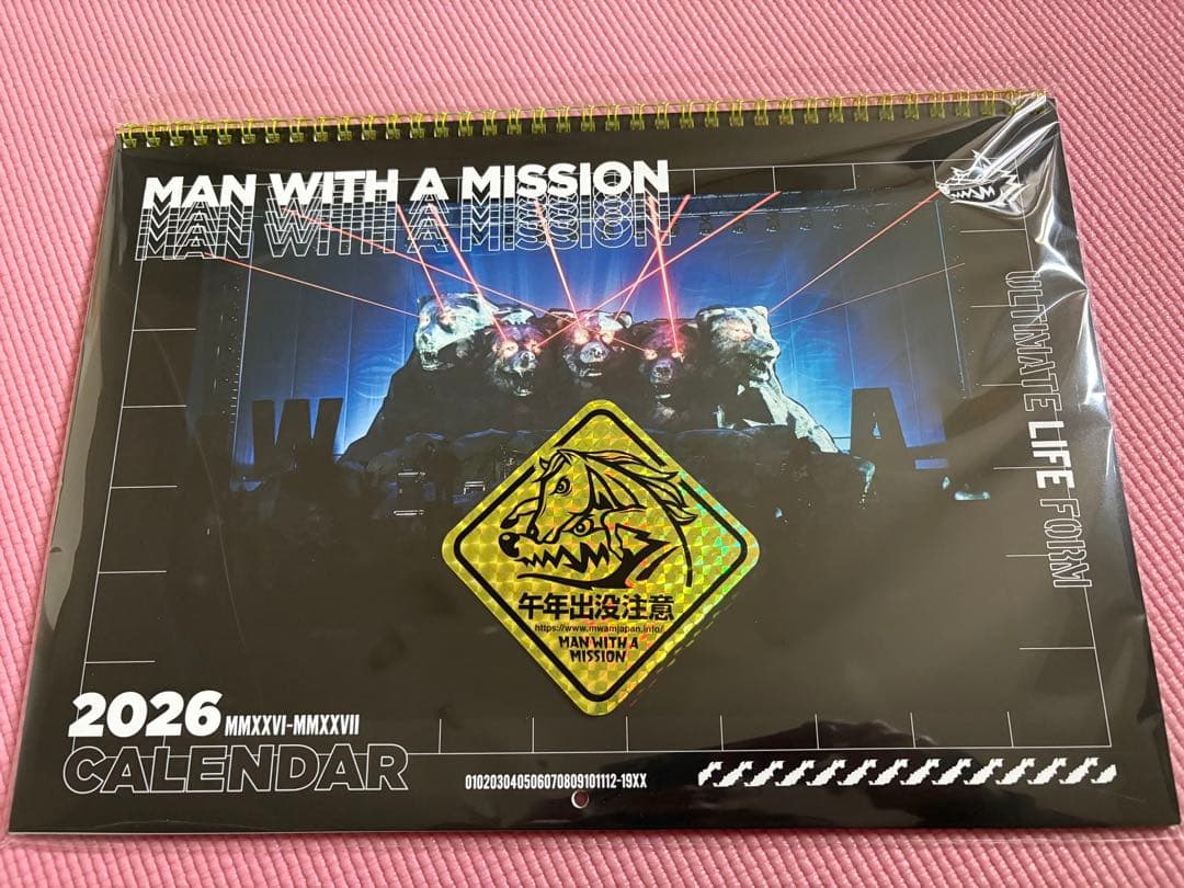 MAN WITH A MISSION 2026年カレンダー - メルカリ