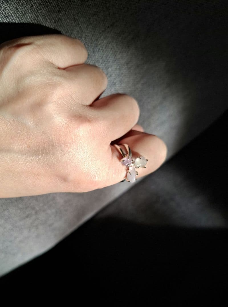 KINARIYA キナリヤ クンツァイト シルバーリング