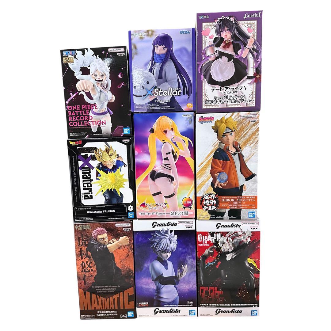 プライズフィギュア 9体 まとめ売り ジャンプ系 美少女系 ワンピース ナルト
