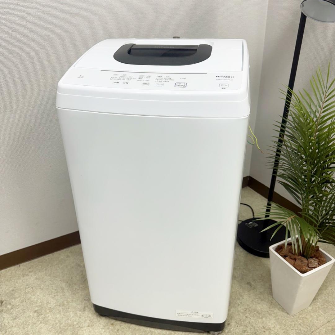 日立 洗濯機 小型 一人暮らし 5.0kg 2021年製 KW0080