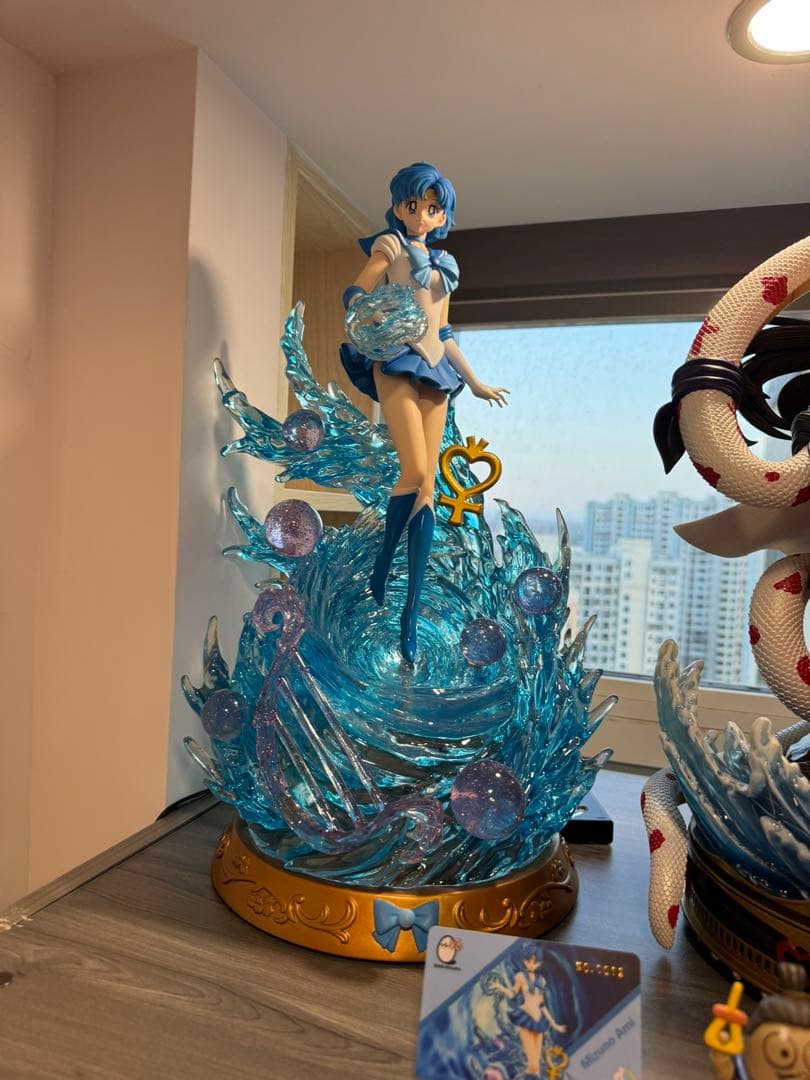 美少女戦士セーラームーン EGG 水野亜美 スタチュー フィギュア ✓【新品未使用】美少女戦士セーラームーン 水野亜美 あみちゃん