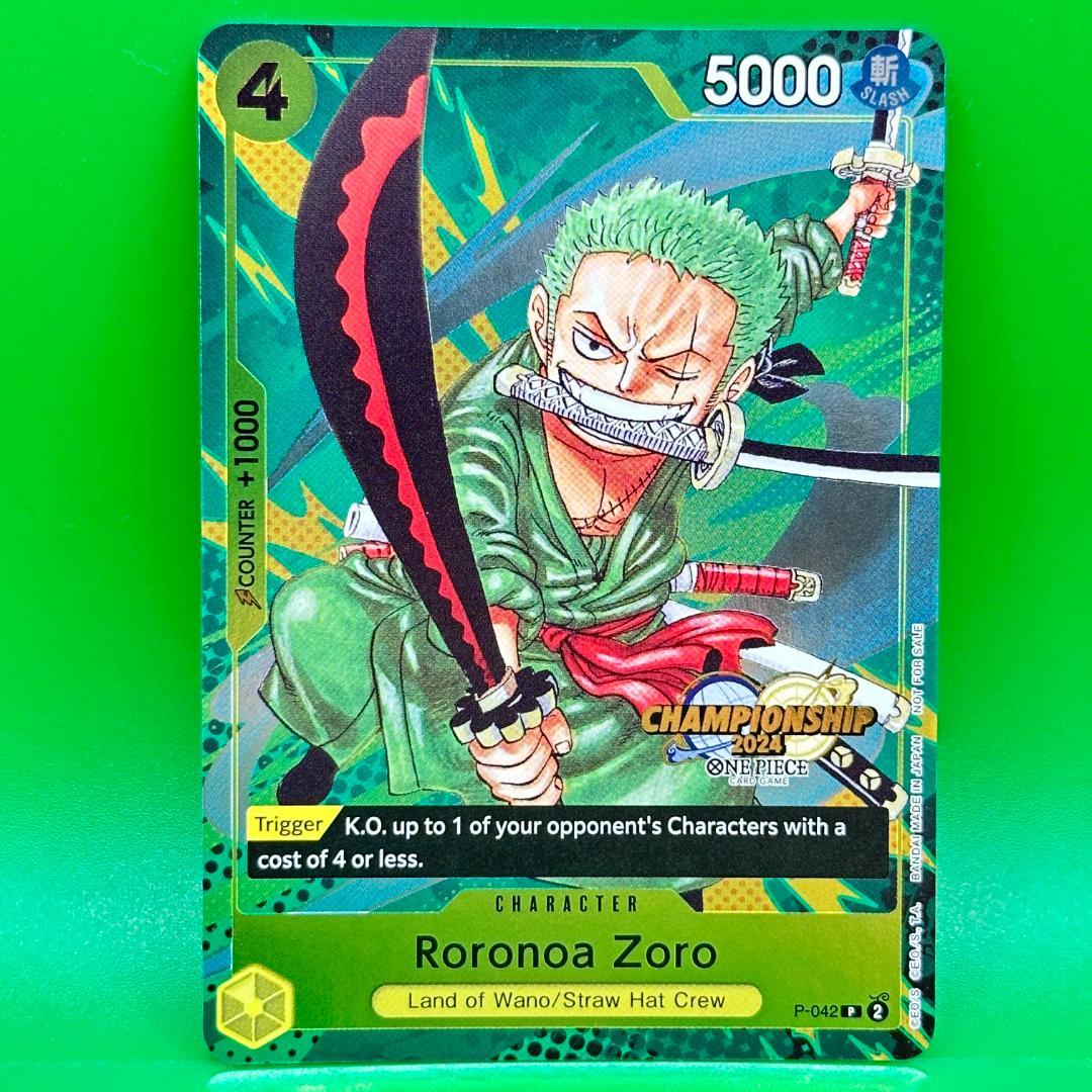 ワンピース 英語 ロロノア・ゾロ プロモ チャンピオンシップ2024 海外
