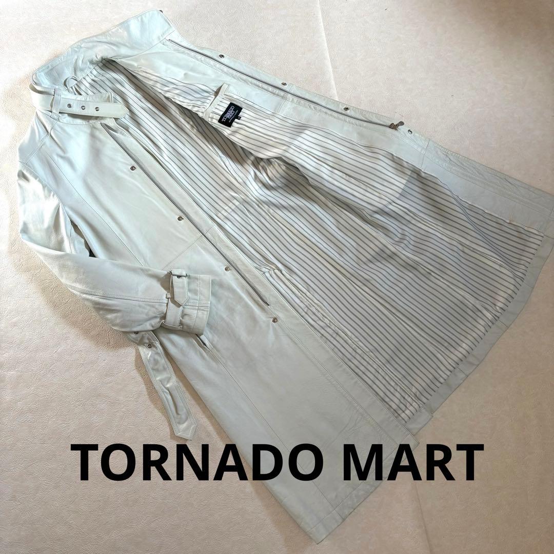 f*a様 vintage TORNADO MART 本革　ホワイト　ロングレザー