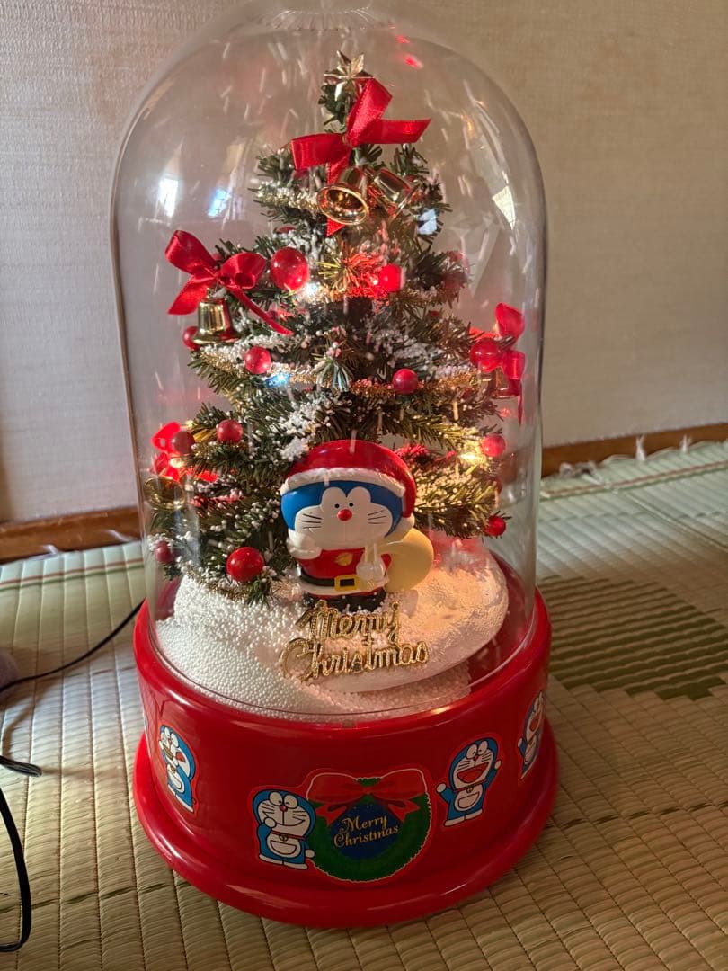 ドラえもん 雪ふるツリー ライトメロディー付き 箱相談 動作確認済み