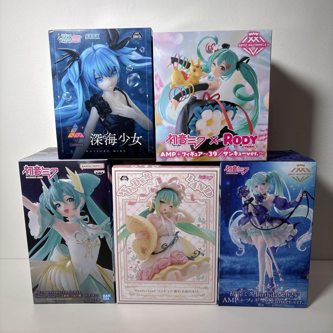 未開封 初音ミク フィギュア 5体セット 深海少女 RODY AMP+ など