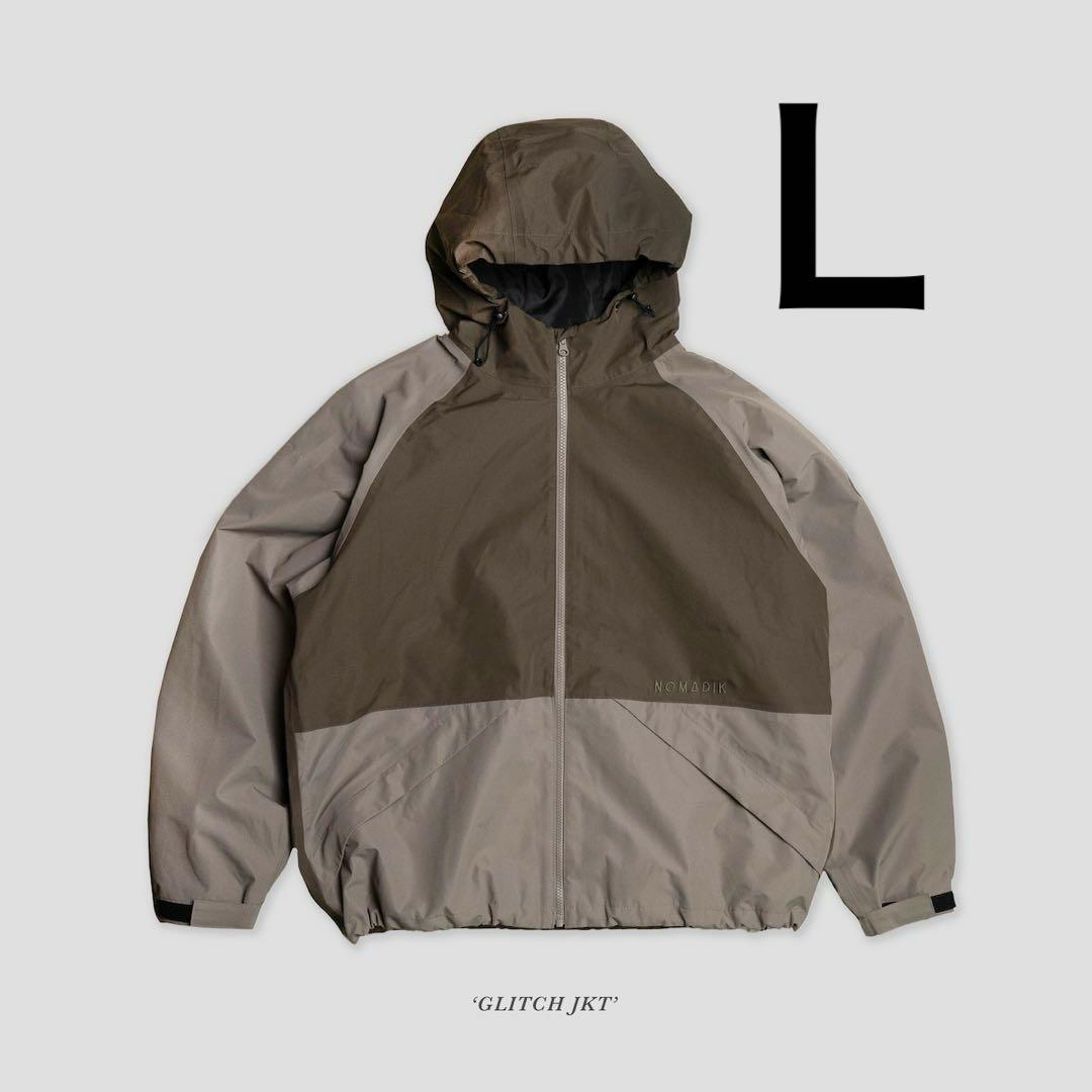 NOMADIK GLITCH JKT BROWN/LIGHTBROWN Lサイズ