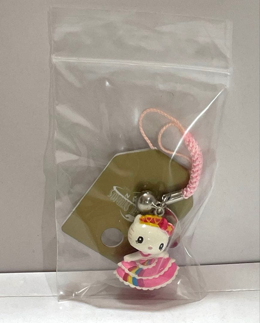 d*7様 ハローキティ 根付 ストラップ　初期　USJ限定