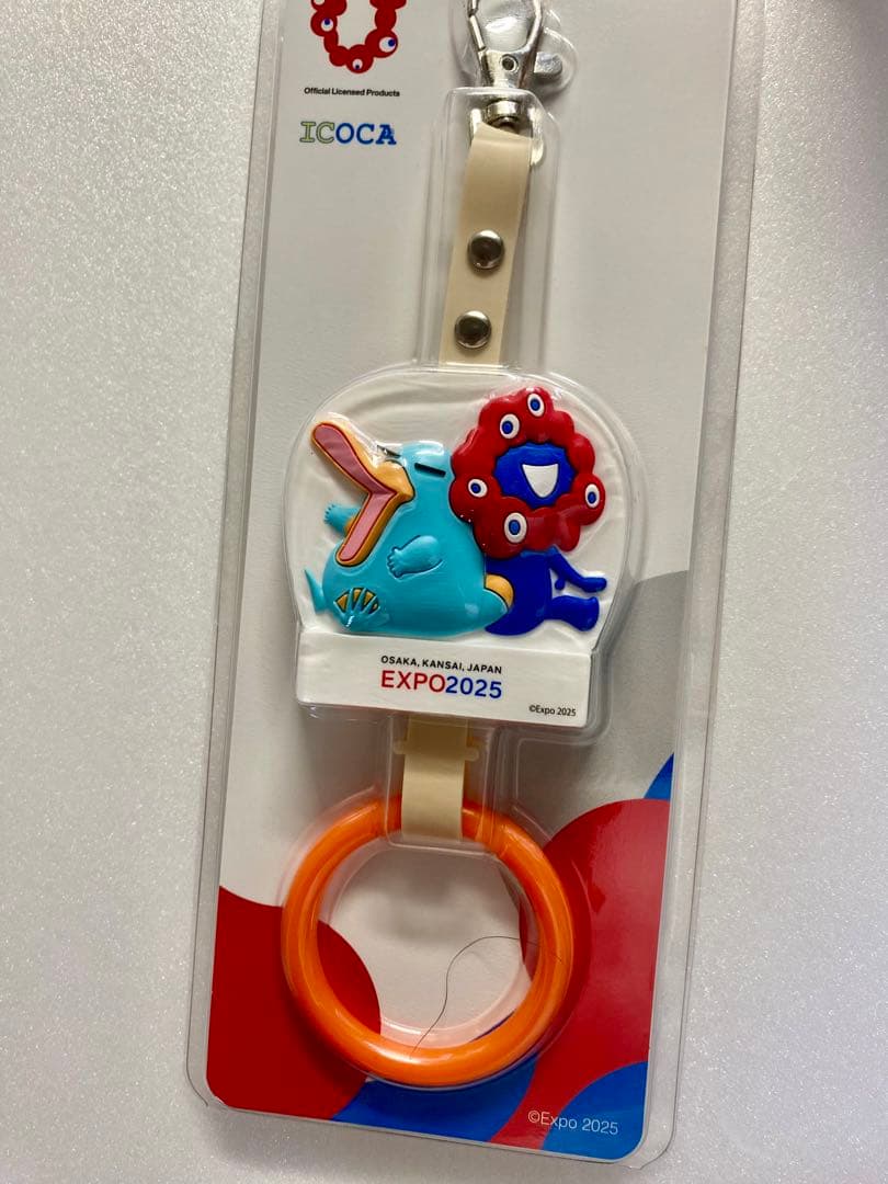 シ*ロ様 EXPO2025 万博限定 ミャクミャク イコちゃん つり皮KHTOM