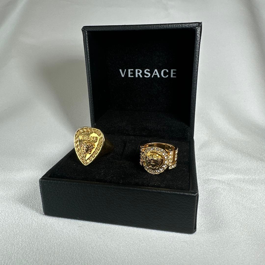 VERSACE RING SET メデューサリング 17号 9号