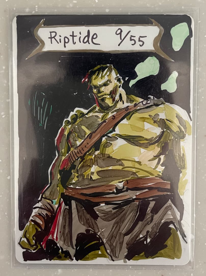 Riptide flesh and blood アーティストプルーフ
