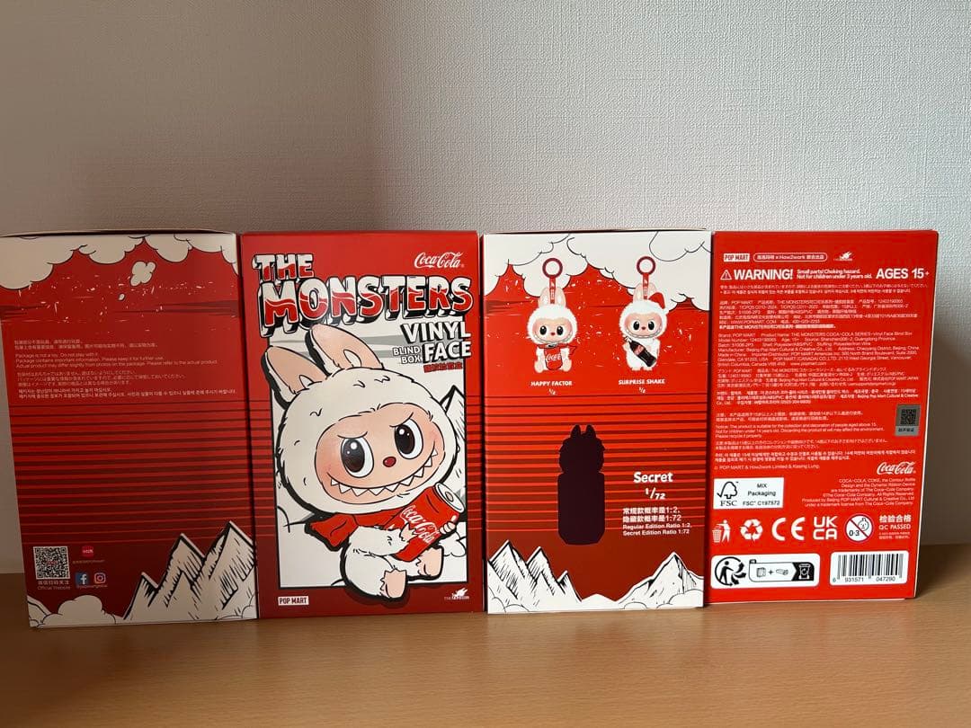 POP MART コカ・コーラ シリーズ フィギュア セット（4点）