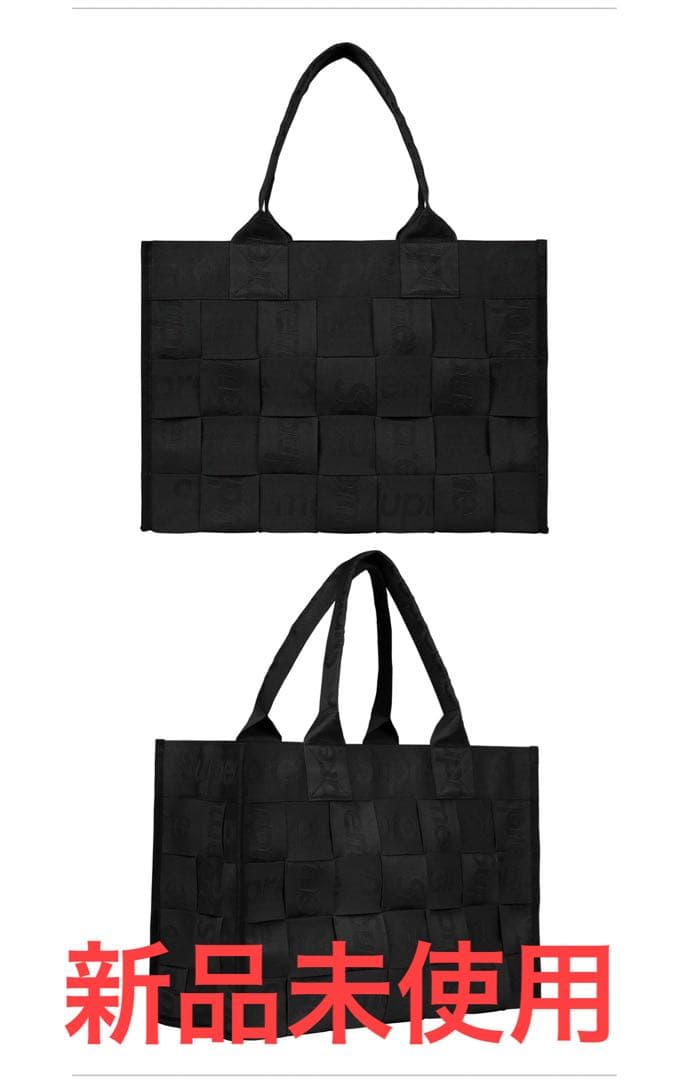 バッグ Supreme Woven Large Tote Black