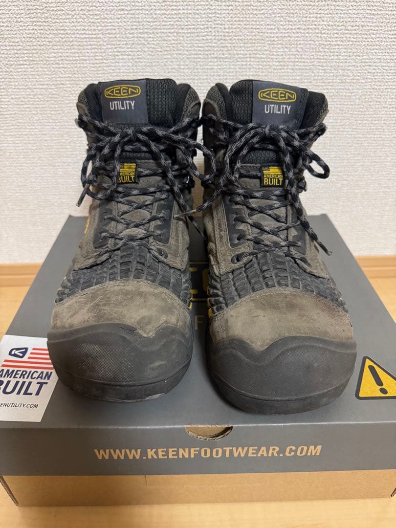 KEEN Utility 安全靴 ブラック/イエロー 26.5cm