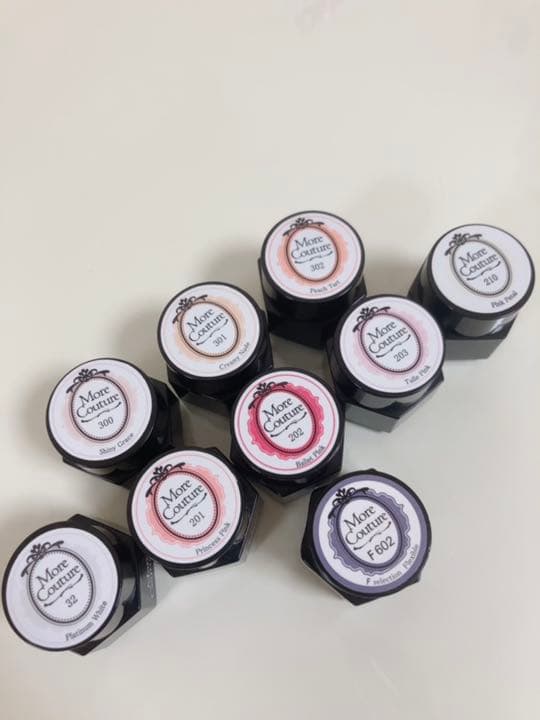 モアクチュール　モアジェル　カラージェル　ジェル　新品　セット　ピンク　ベージュ