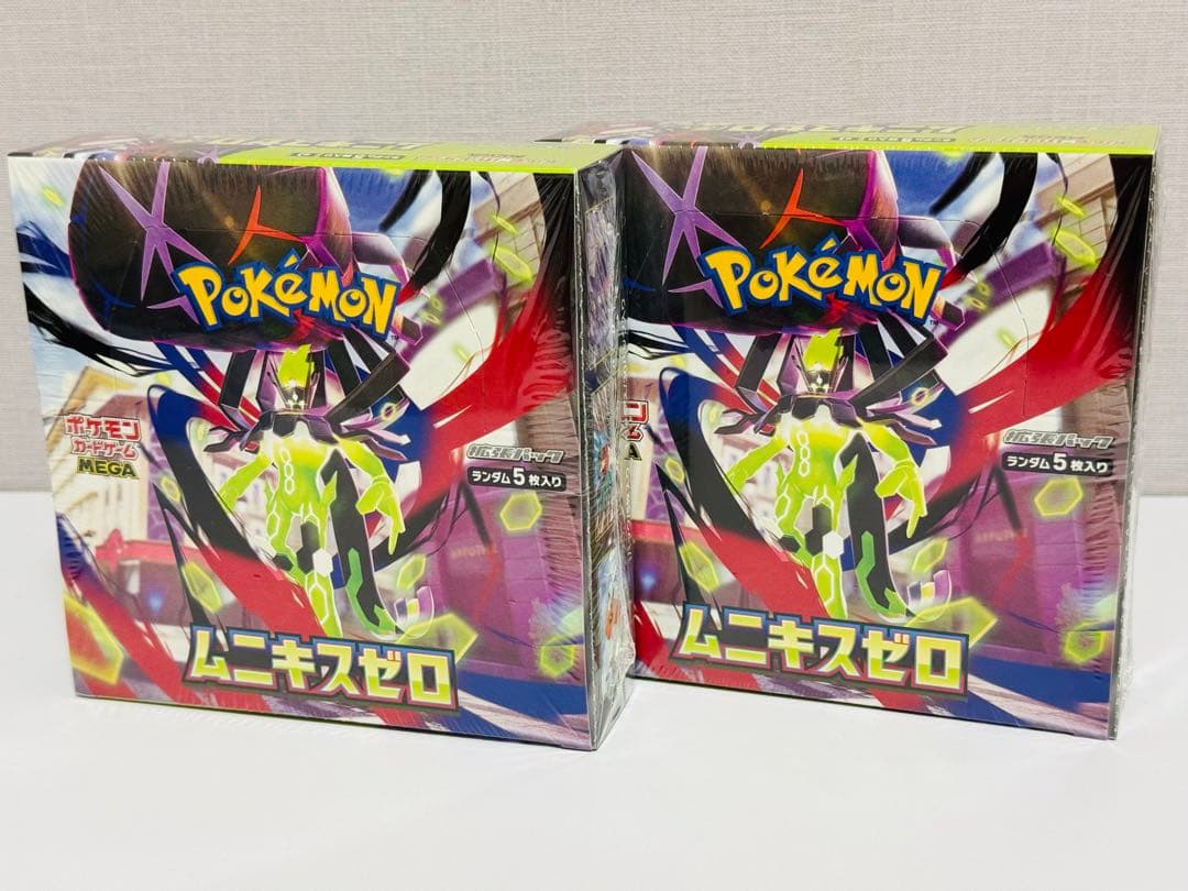ポケカ ムニキスゼロ 2box 新品未開封 シュリンク付き ポケモンカード ポケカ ムニキスゼロ2BOX シュリンク付き未開封 - メルカリ