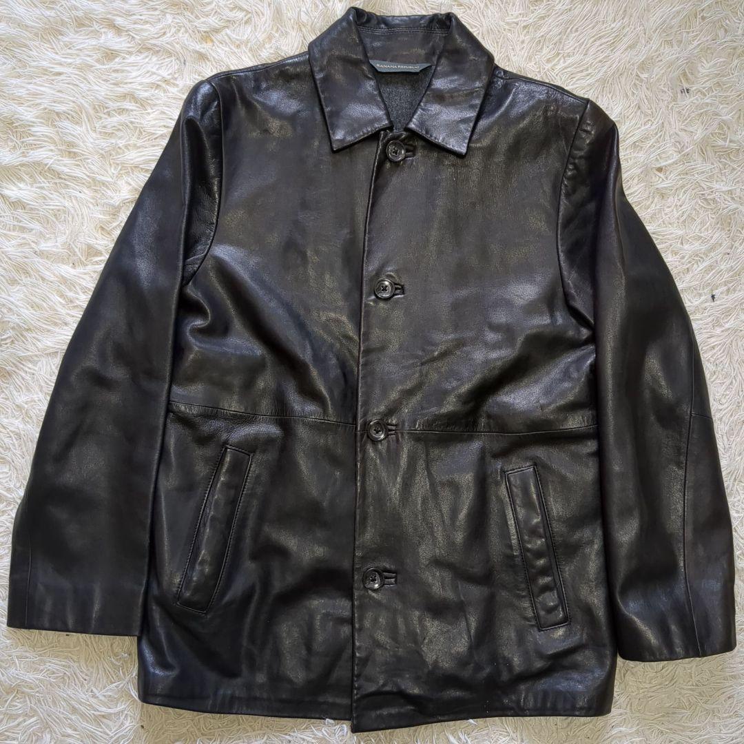 希少　banana Republic レザージャケット　カーコート