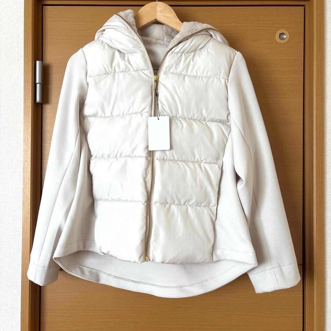 ヤマダヤMEDOC original フェイクファーフードショートブルゾンコート